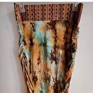 Venus Tye dye Print Skirt/ Large